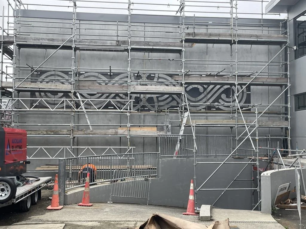Aro Bunkers North Shore - Concrete Etching